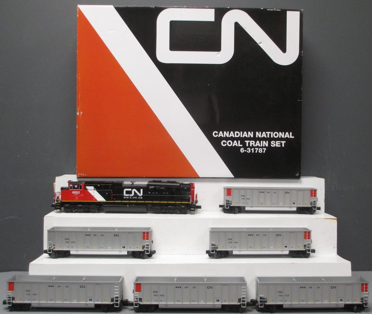 Lionel 6 31787 Canadian National Coal O Gauge Diesel Train Set