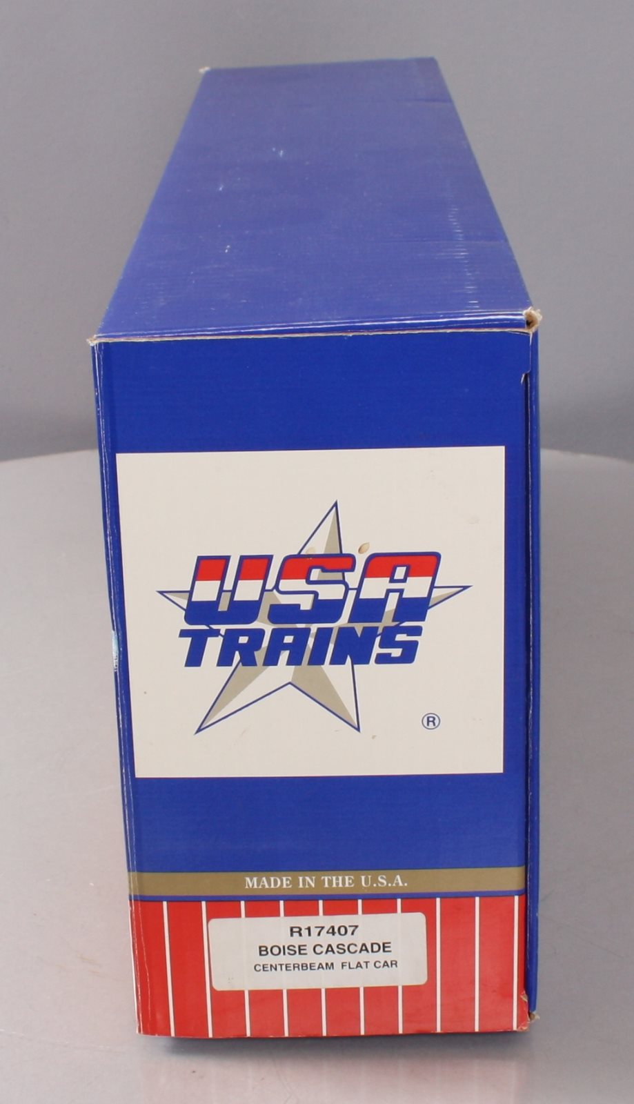 USA Trains R17407 G Scale Boise Cascade Centerbeam Flatcar #2112