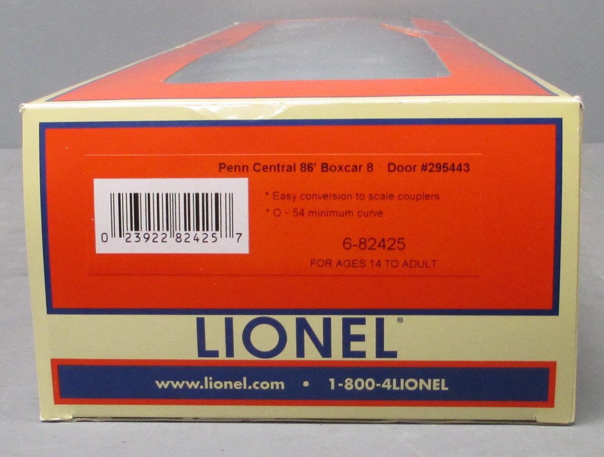 Lionel 6-82425 Penn Central 86' Boxcar 8 Door