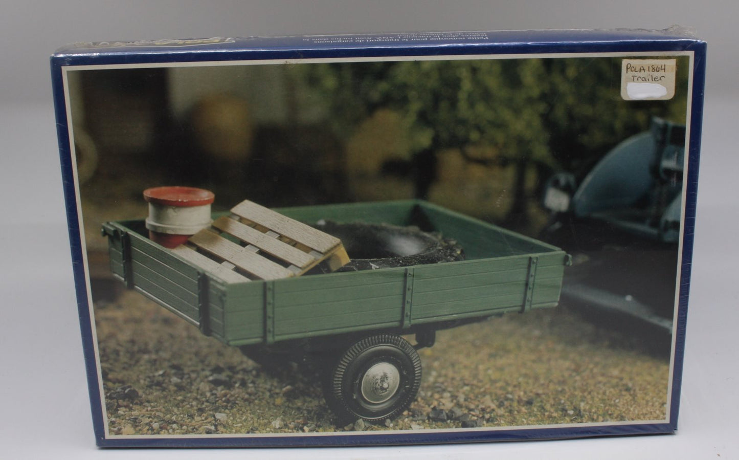 Pola 1864 G Scale Single Axle Trailer