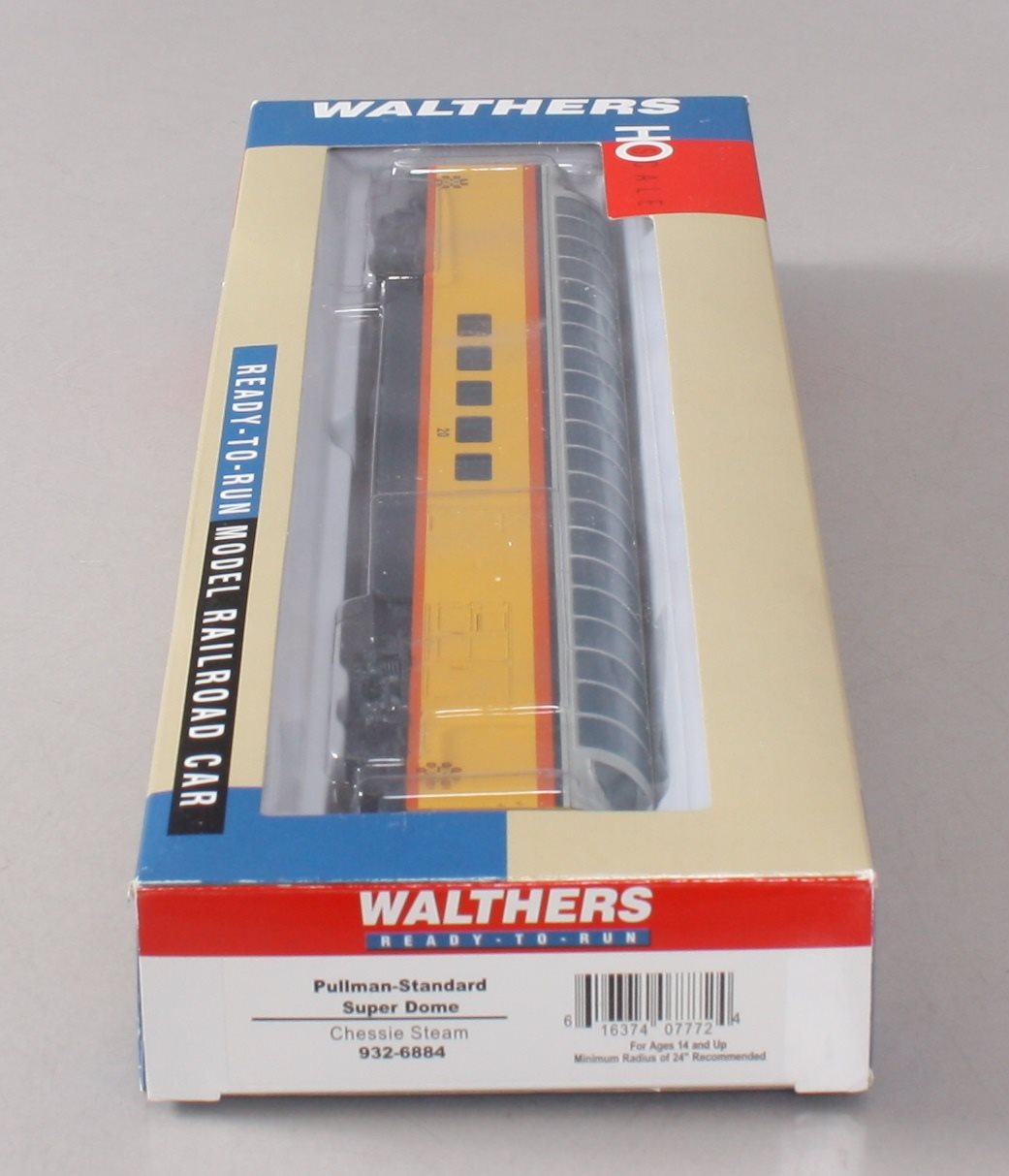 Walthers 932-6884 HO Chessie System Pullman-Standard Super Dome