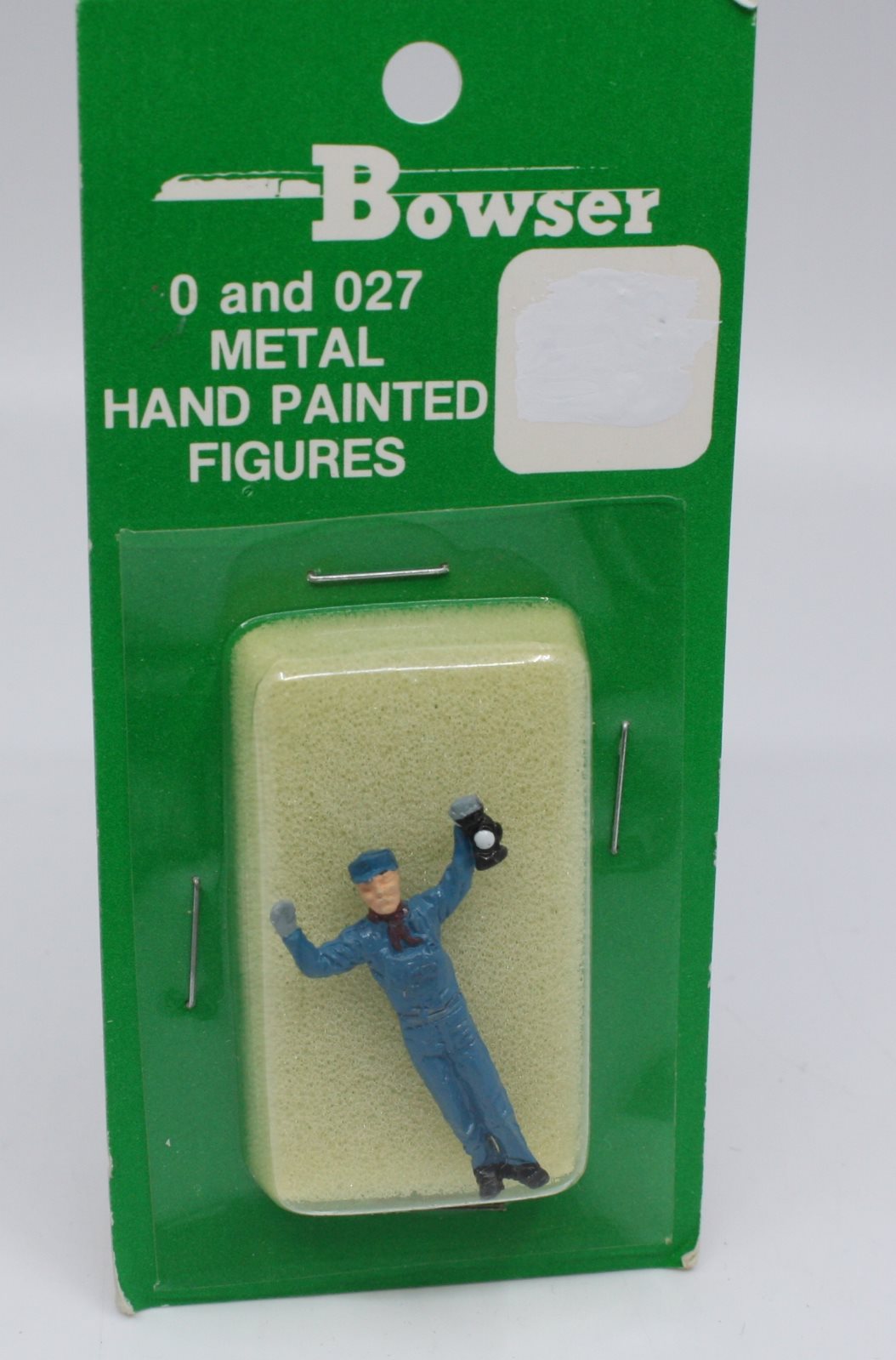 Bowser 1-013747 O/O27 Brakeman Holding Lantern Hand Painted Figure