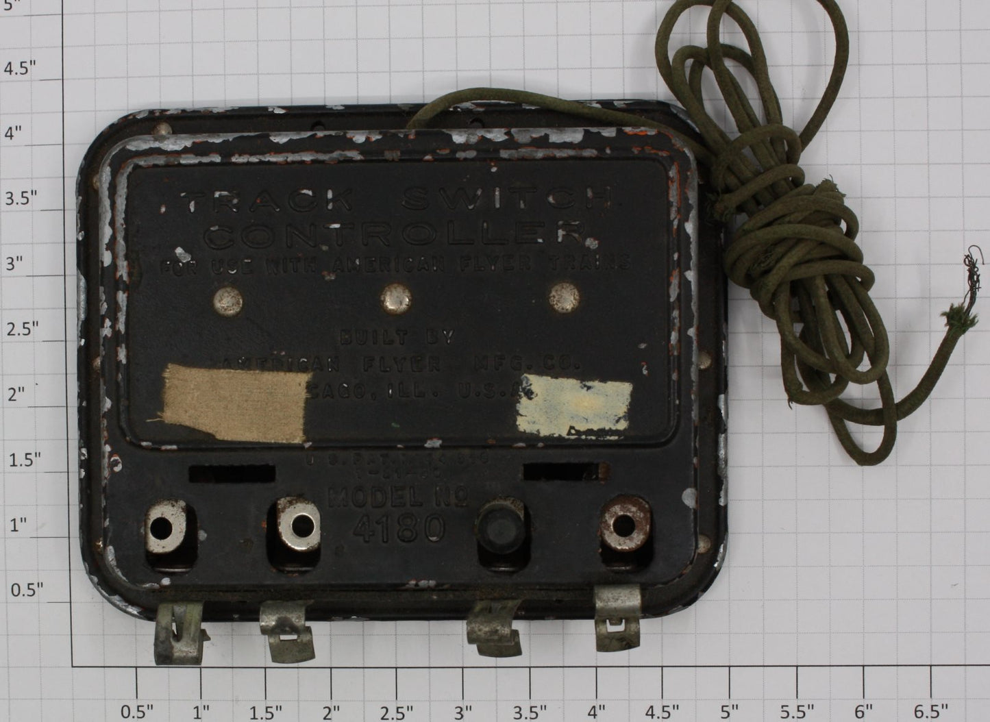 American Flyer 4180-1X Standard Gauge Switch Controller Missing Parts
