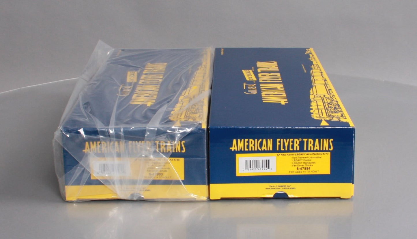 American Flyer 6-47992 S New Haven Legacy PA AA Diesel Locomotive Set #768/773
