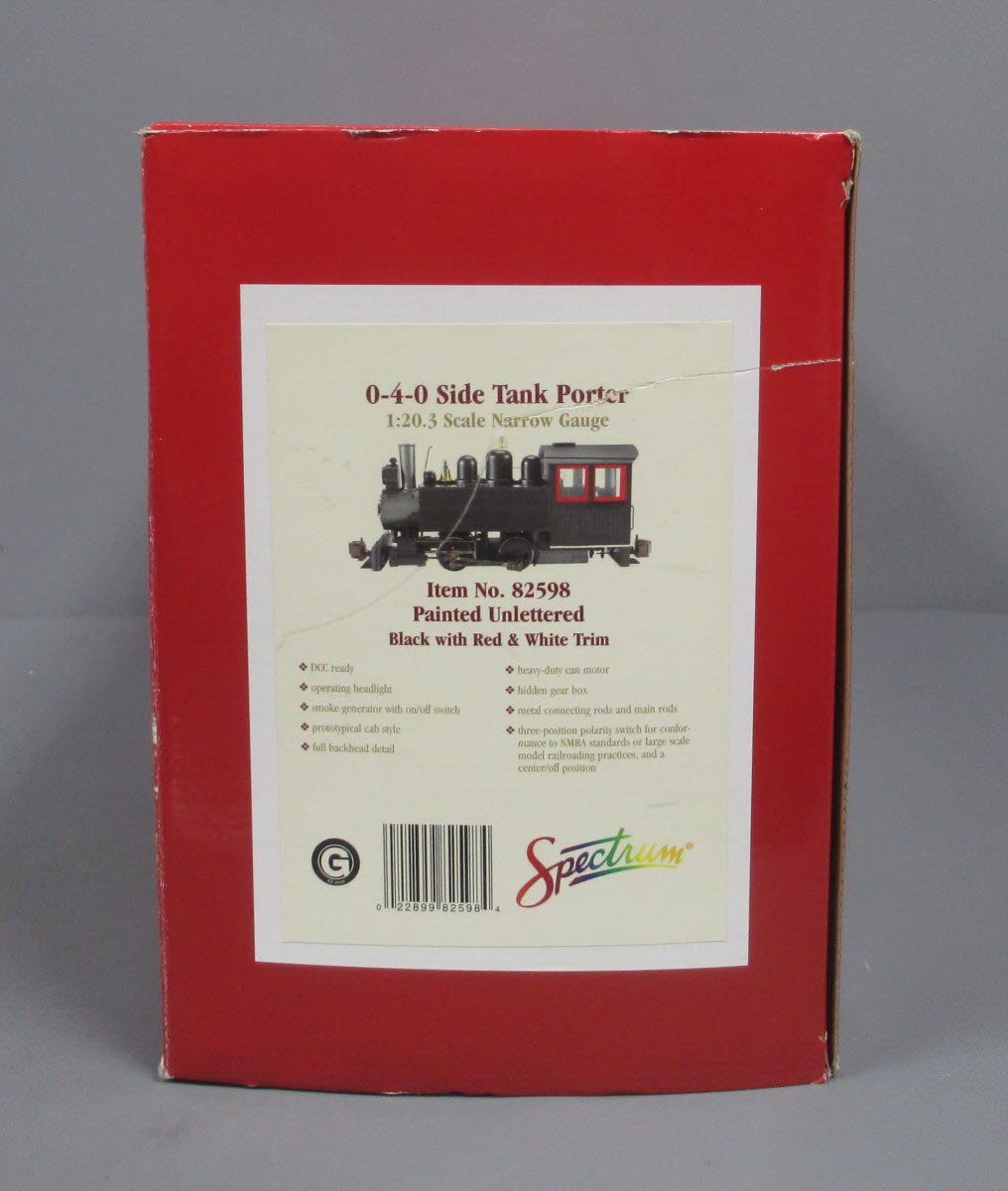 Bachmann Spectrum 82598 1:20.3 Scale Unlettered 0-4-0 Tank Porter Engine #2