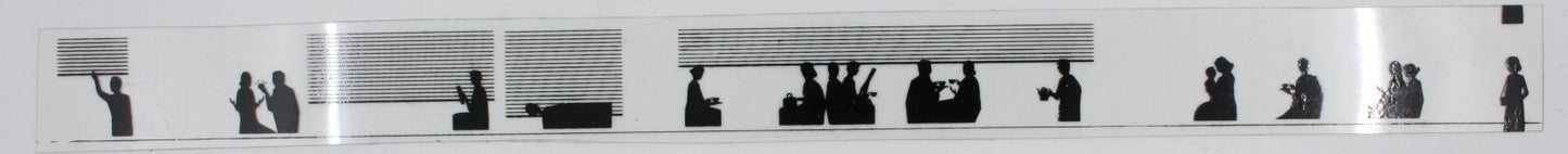 K-Line K4400-100-1 O Gauge Pullman Window Strip with Silhouettes