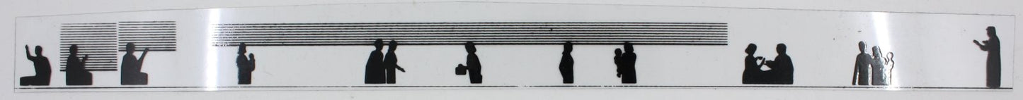 K-Line K4400-100-2 Pullman Window Strip with Silhouettes