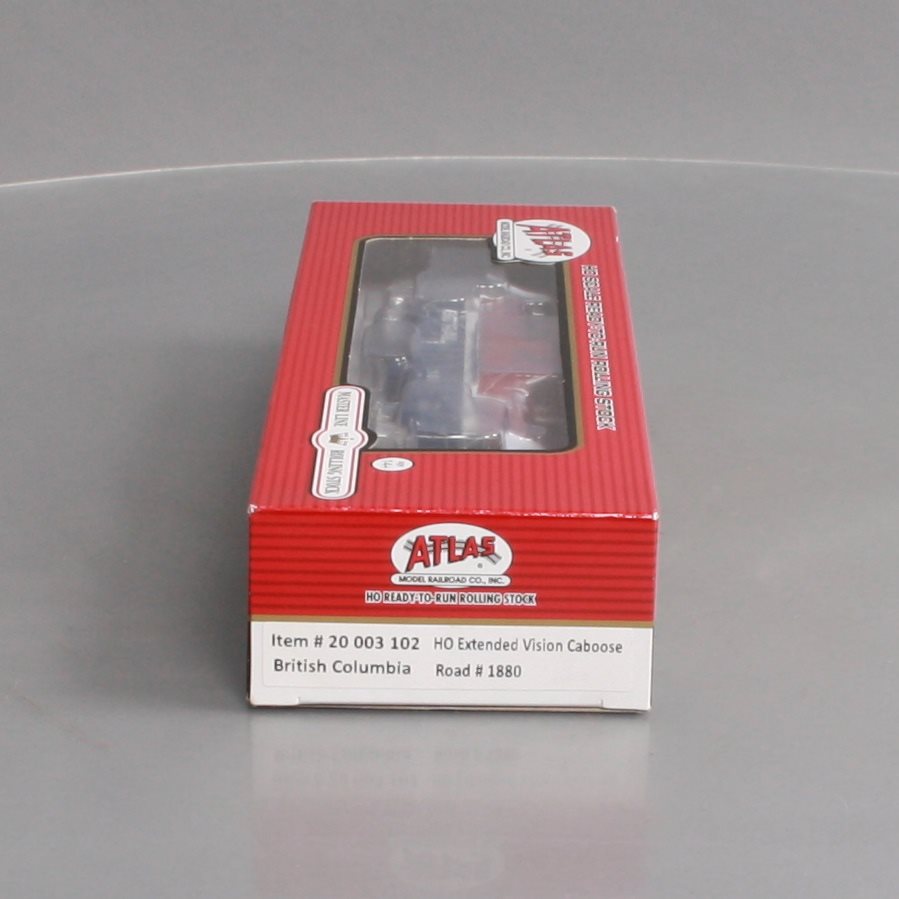 Atlas 20003102 HO British Columbia Railway Extended-Vision Caboose Car #1880