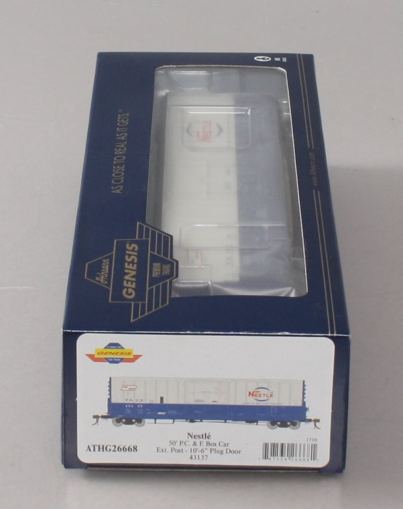 Athearn G26668 HO Nestle 50' PC&F Box with 10'6" Door #43137