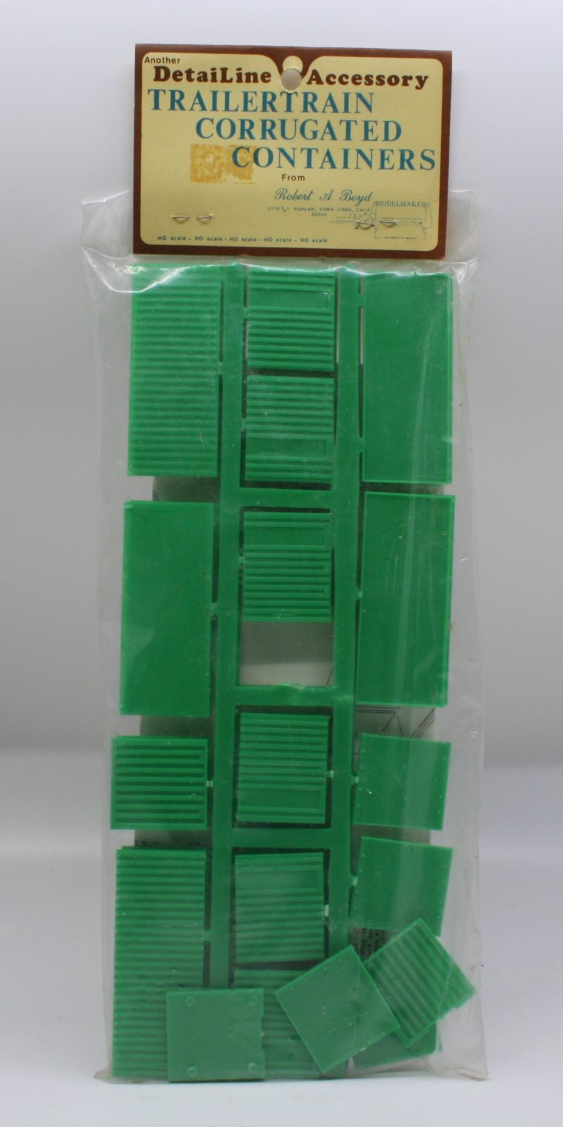 Detailine Accessory 19006 TrailerTrain Corruggated Containers