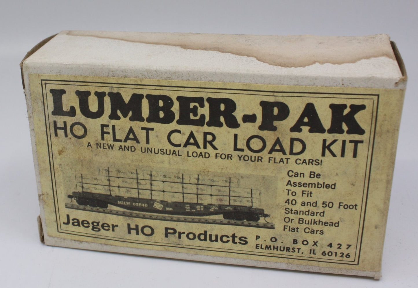 Jaeger HO Products 1100 HO St Regis Lumber-Pak Flat Car Load Kit
