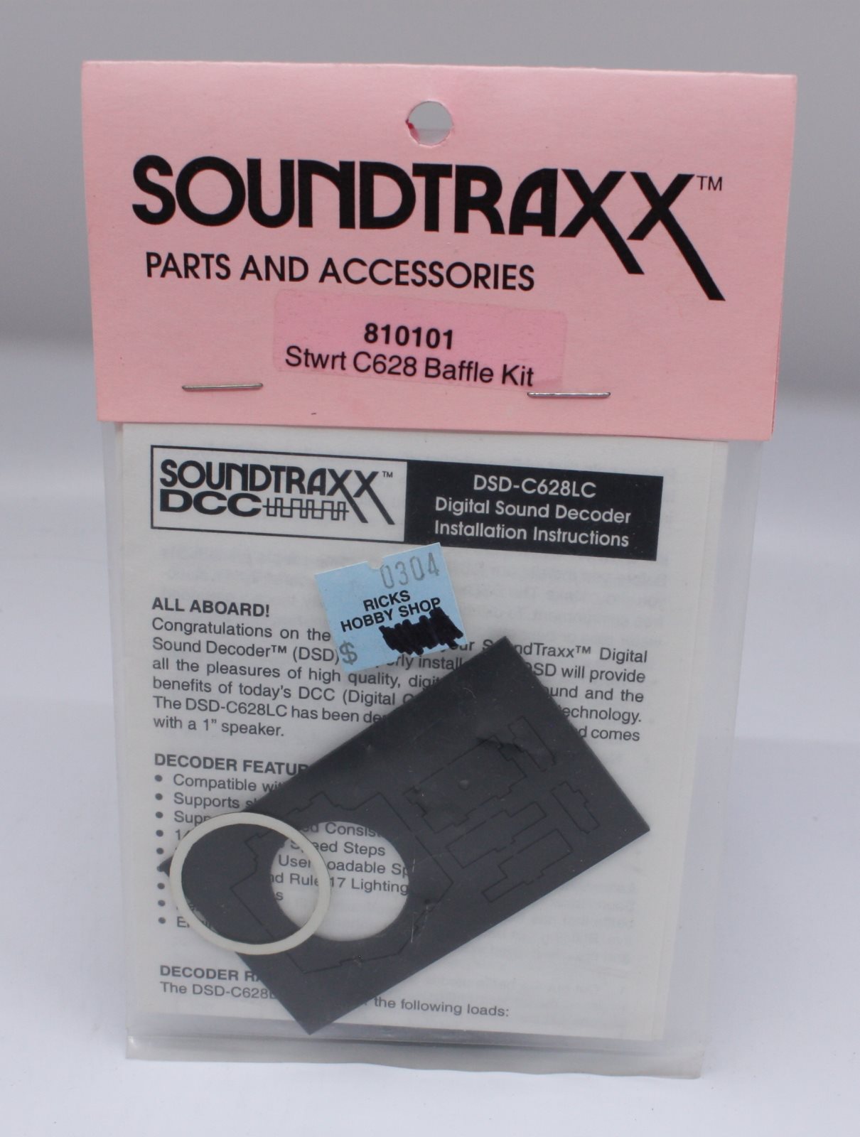 SoundTraxx 810101 Speaker Baffle Kit C628/630