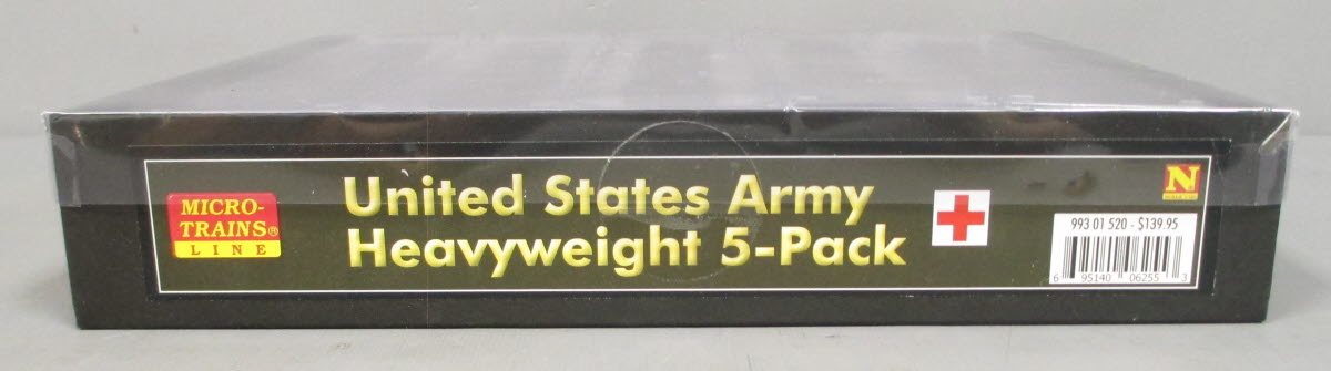 Micro-Trains 99301520 N US Army Pullman Heavyweight Passenger (Set of 5)