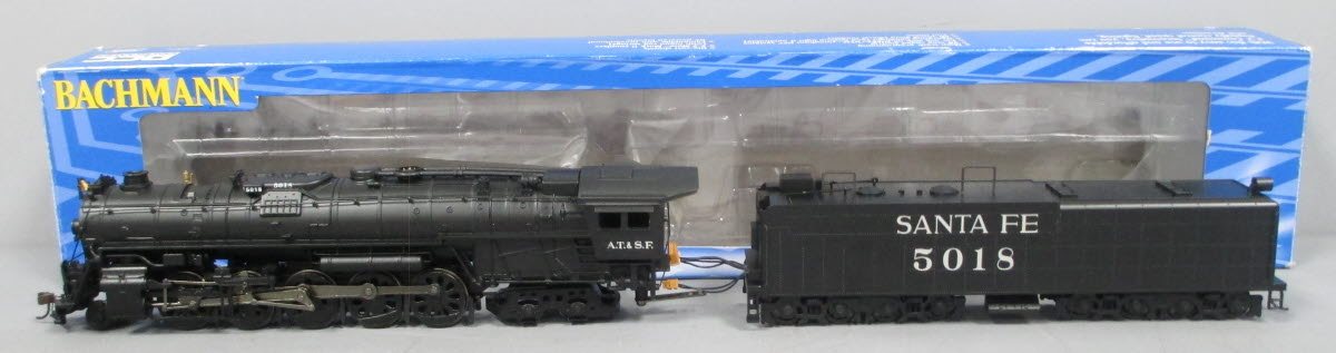 Bachmann 51202 HO Santa Fe 2-10-4 Steam Locomotive & Tender #5018