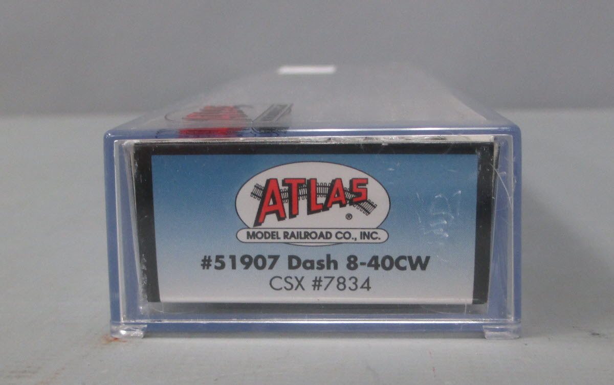 Atlas 51907 N Scale CSX C40-8W Diesel Locomotive #7834