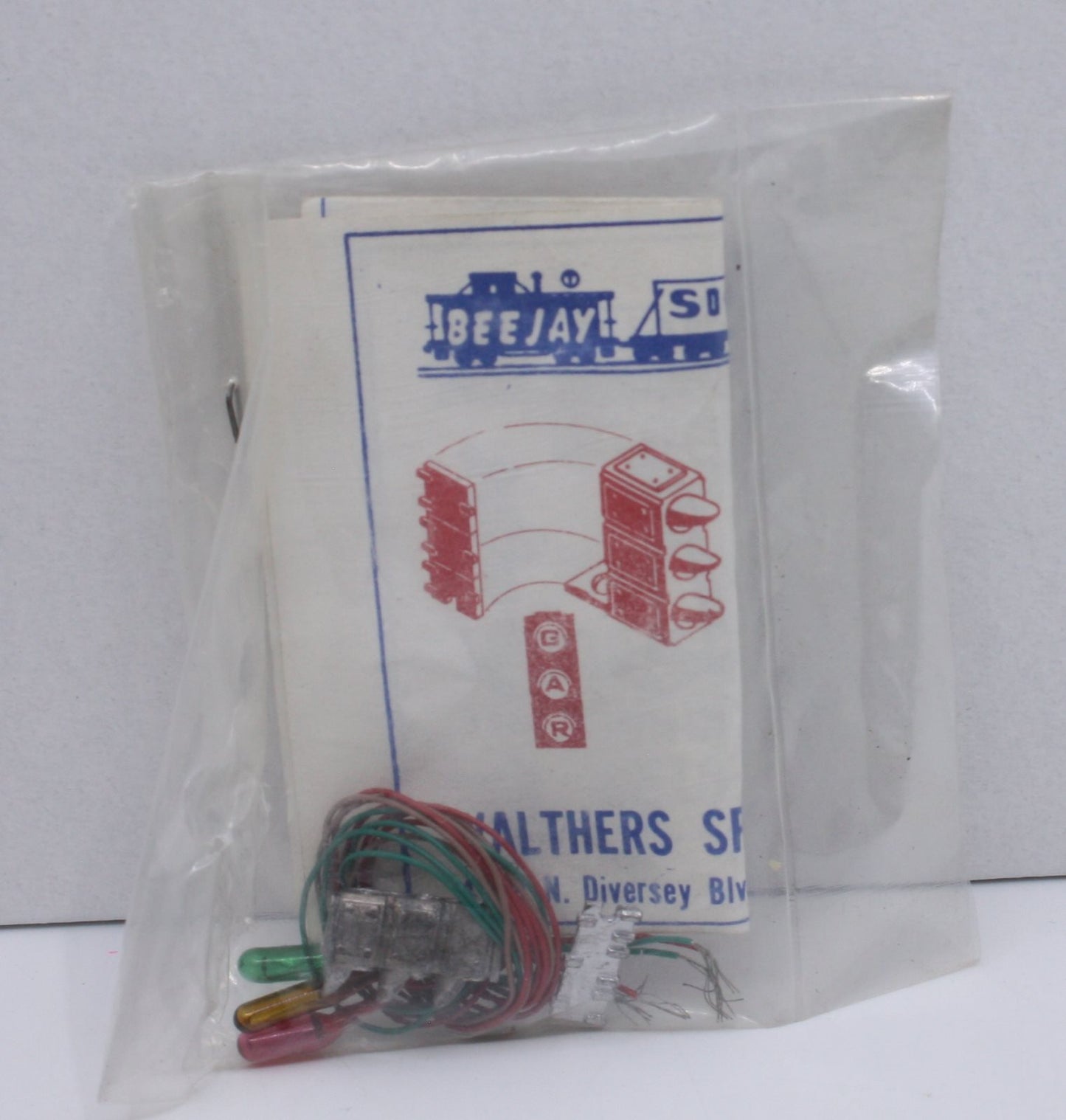 Walthers U754 HO 3 Indication Dwarf Signal
