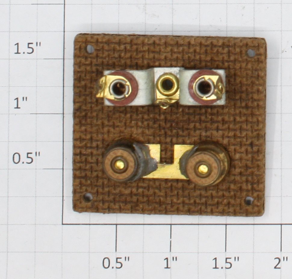 Acme 498X O Gauge Flush Mount Switch Control Panel without Bulbs