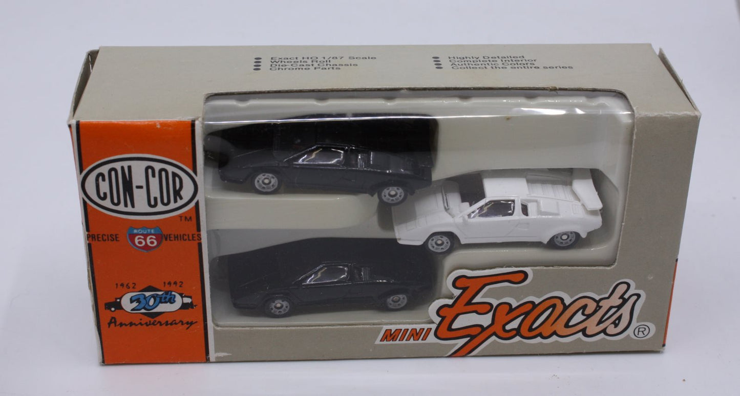 Con-Cor 0004-004002HO Lamborghini Car Set (Pack of 3)