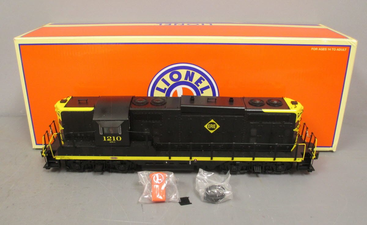 Lionel 6-28596 O Gauge Erie GP7 Powered Diesel Locomotive #1210