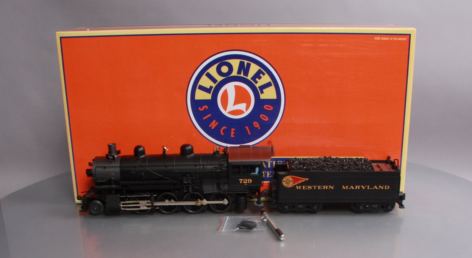 Lionel 6-11134 WM 2-8-0 Consolidation Steam Locomotive #729 – Trainz