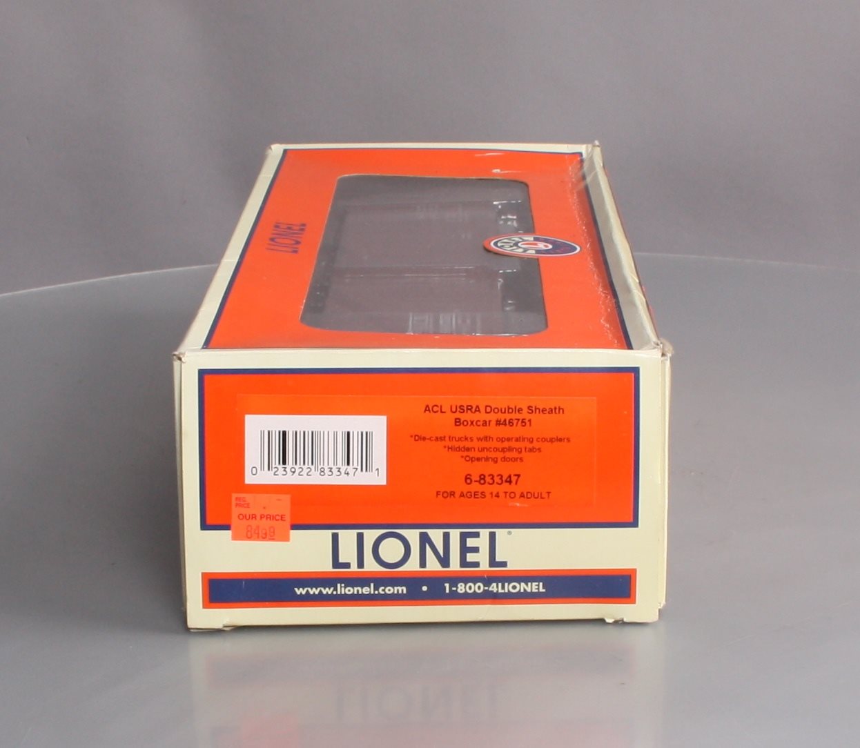 Lionel 6-83347 O Atlantic Coast Line Double Sheath Boxcar