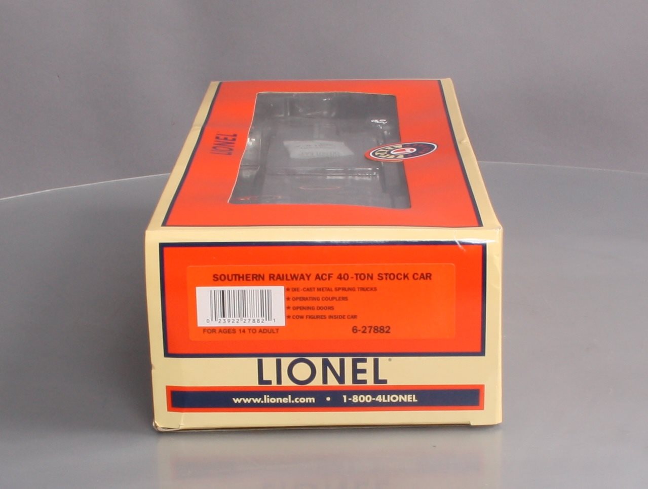 Lionel 6-27882 O Gauge Southern ACF 40-Ton Stock Car