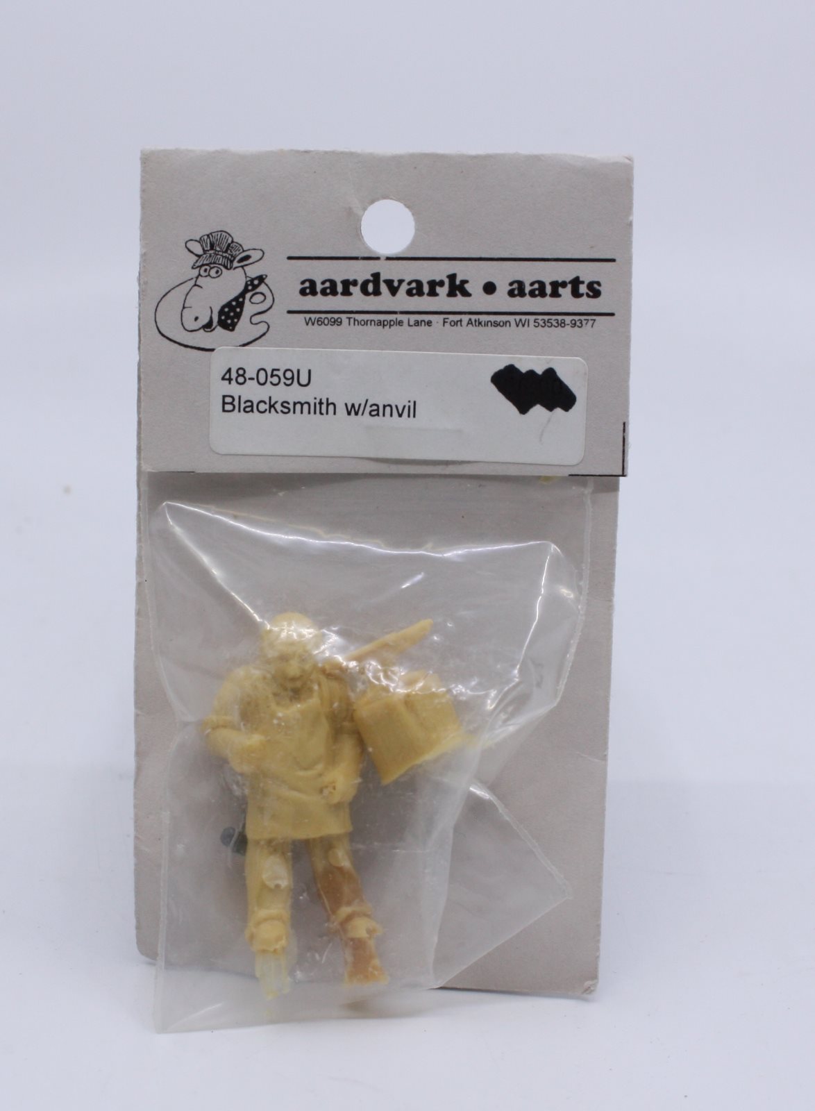 Aardvark Aarts 48-059U O Blacksmith with Anvil Figure