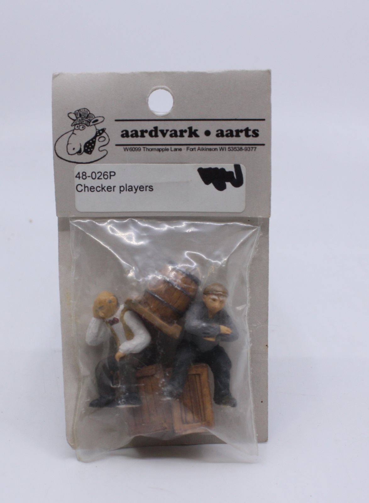 Aardvark Aarts 48-026P O Checker Players Figures