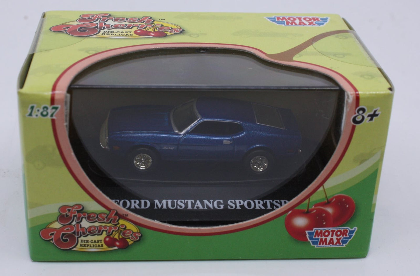Motor Max HO Metalic Blue 1971 Ford Mustang Sportsroof