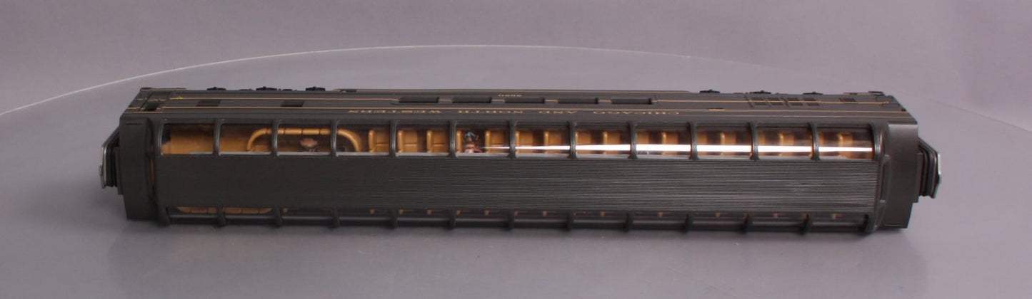 MTH 20-67129 Chicago Northwestern 70’ ABS Full Length Vista Dome Passenger Car