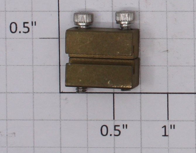 Acme 600RC Brass Terminal Rail Clamp