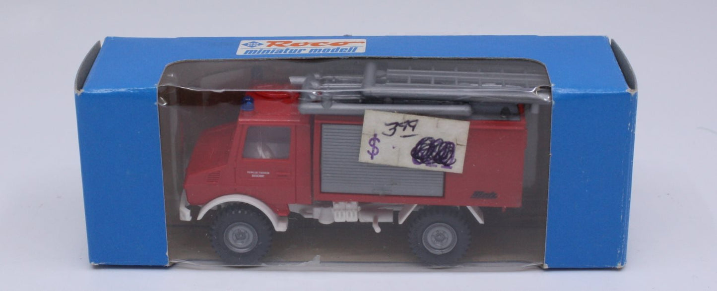 Roco 1304 1:87 Minitanks Unimog TLF Military Fire Tank Truck