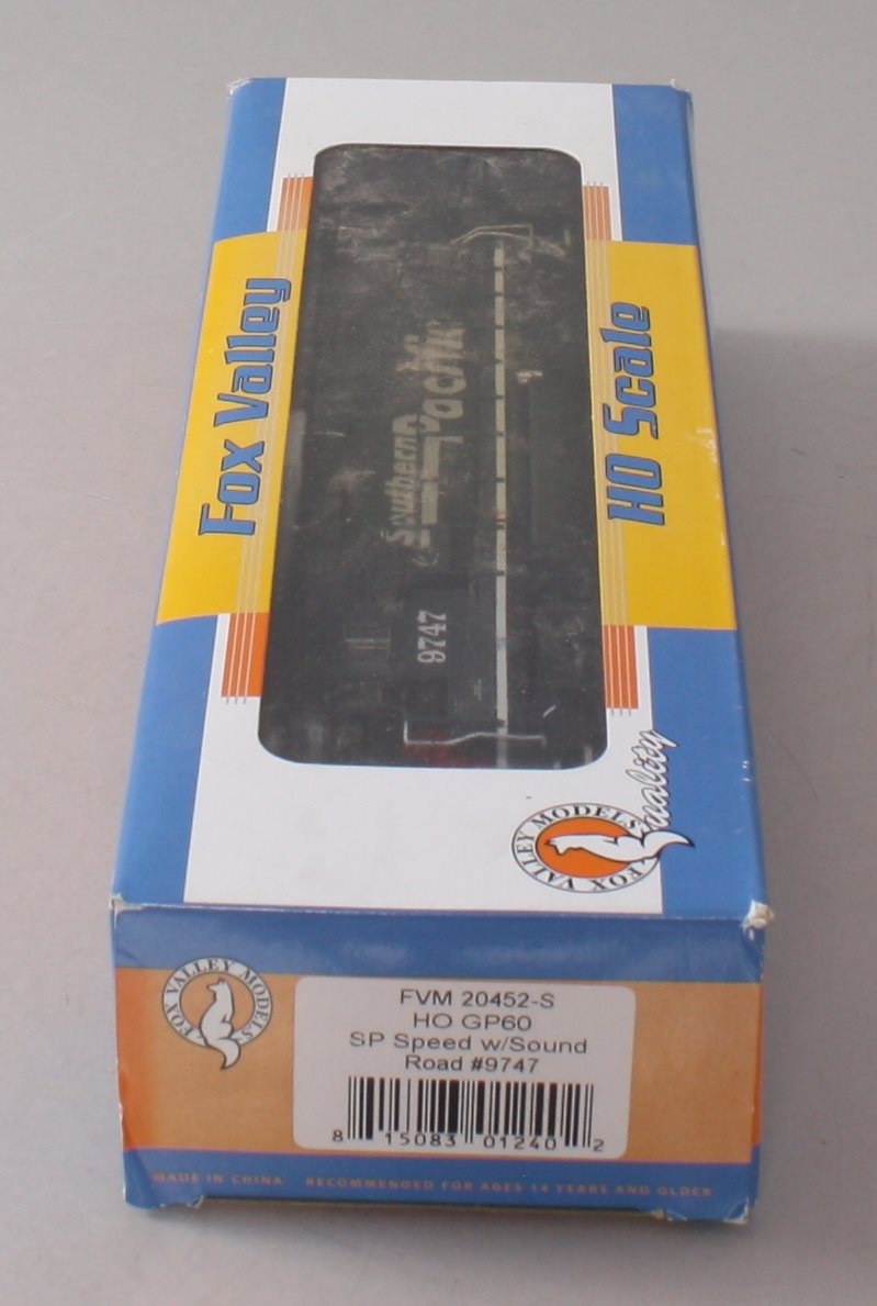 Fox Valley Models 20452-S HO Southern Pacific GP60 Diesel Loco LosSound #9747