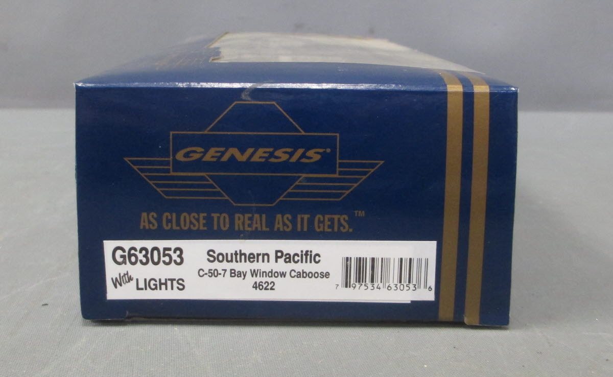 Athearn G63053 SP HO Bay Window C-50-7 Caboose w/Lights #4622