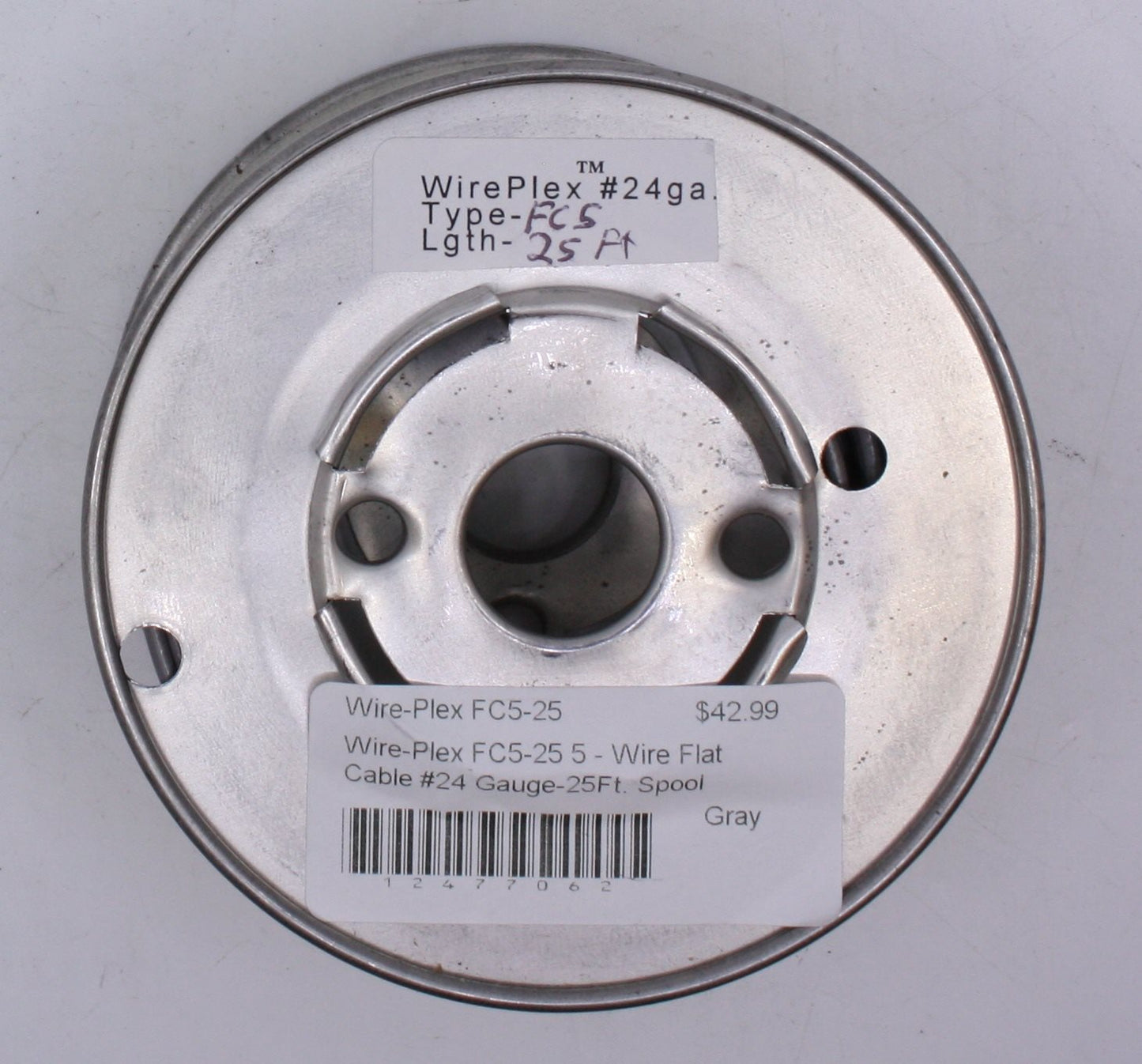 Wire-Plex FC5-25 5 - Wire Flat Cable #24 Gauge-25Ft. Spool