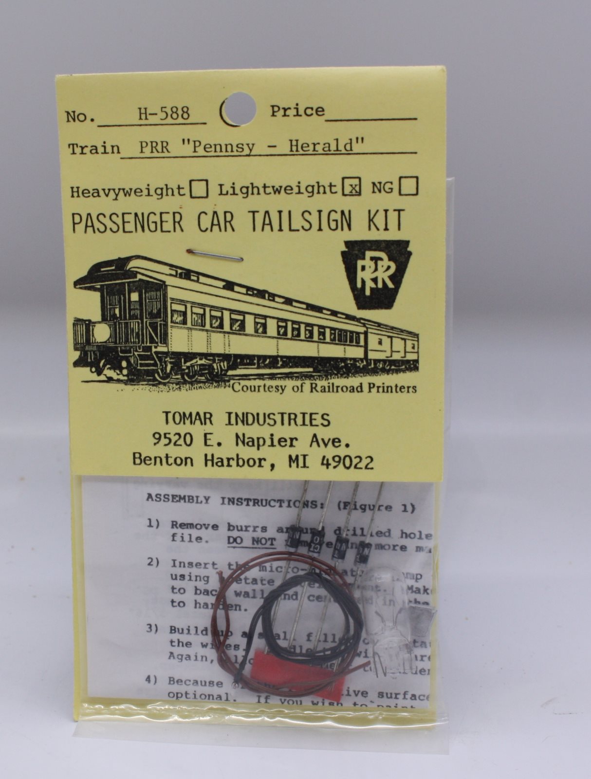 Tomar Industries 588 PRR Herald lwrnd