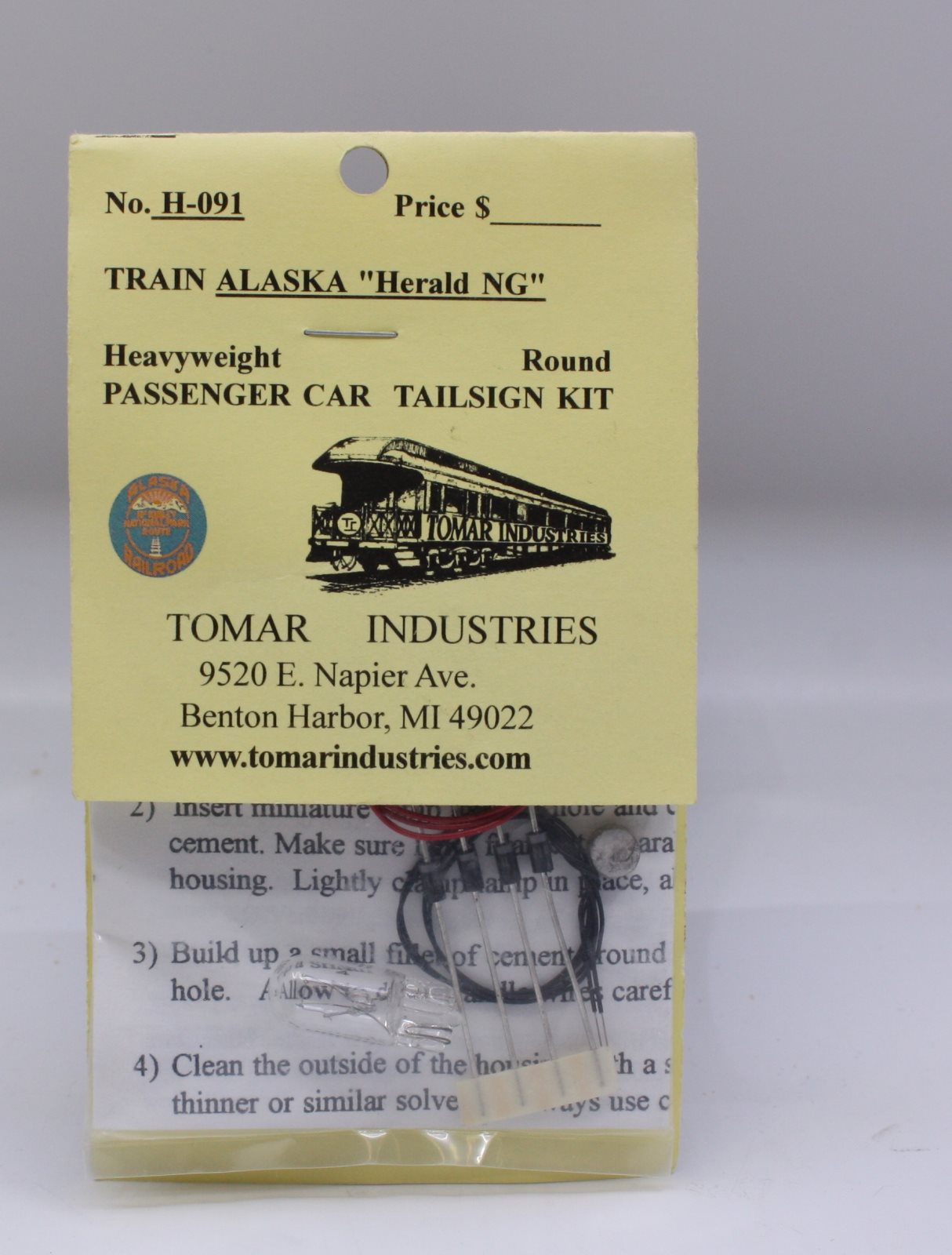 Lighted Drumhead Kit - Alaska Railroad