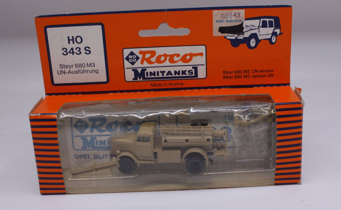 Roco 343 HO Steyr 680 M3 UN- Ausfuhrung