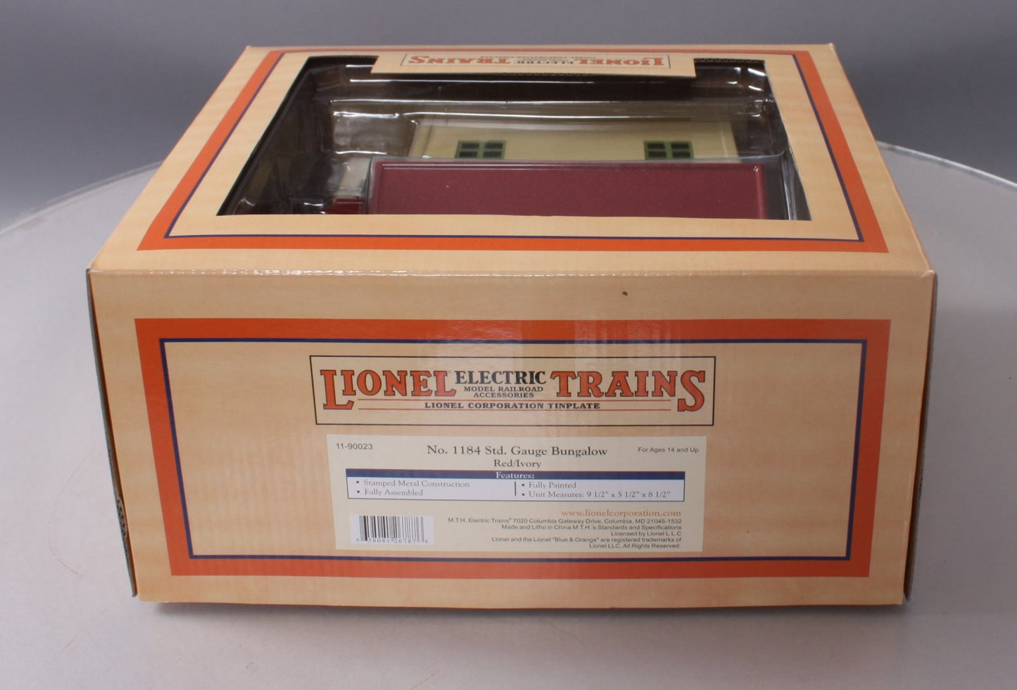 Lionel 11-90023 #1184 Bungalow--Red/Cream