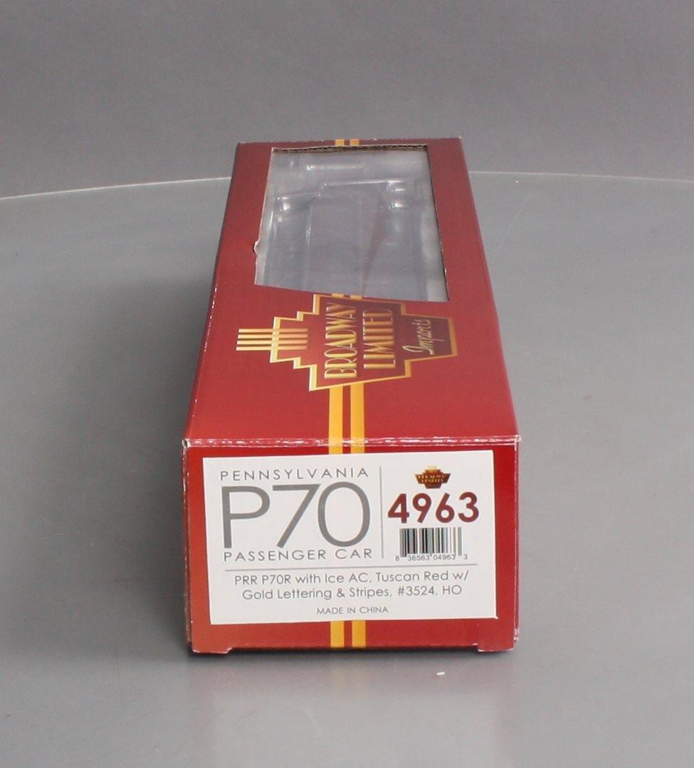Broadway Limited 4963 HO Pennsylvania P70R Passenger Car with Ice AC #3524