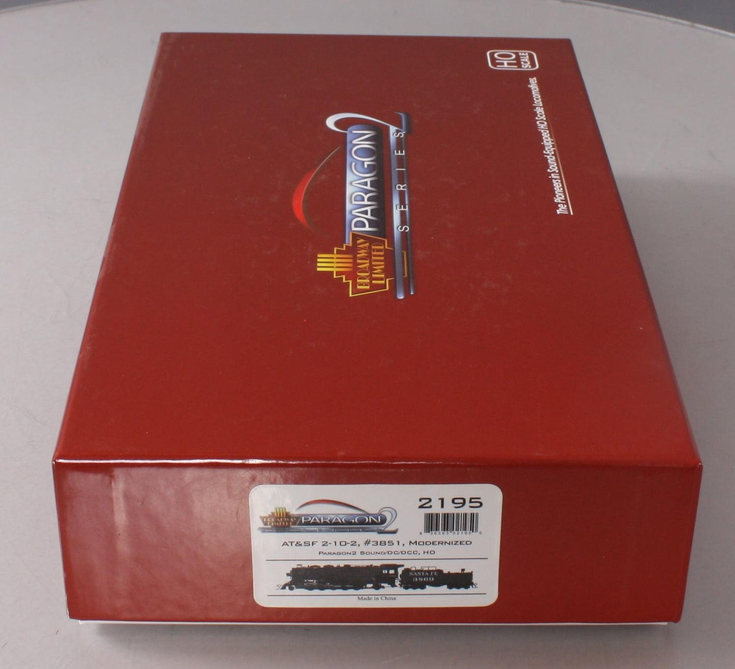 Broadway Limited 2195 HO ATSF 2-10-2 Steam Engine w/DCC & Sound #3851
