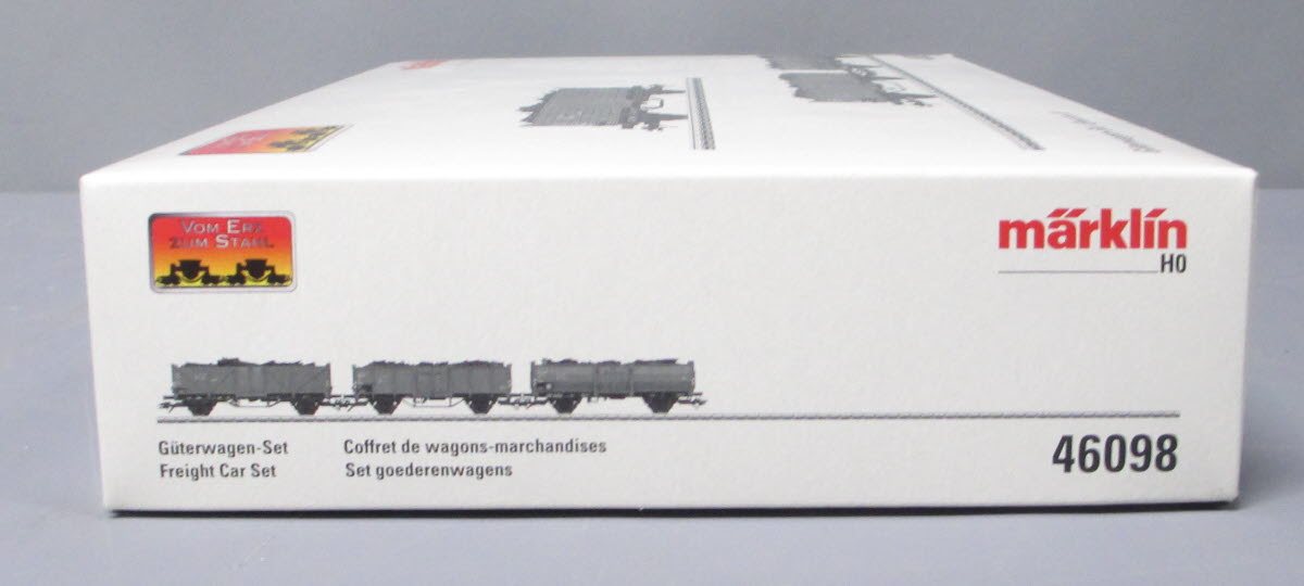 Marklin 46098 Freight Gondola 3-Car Set
