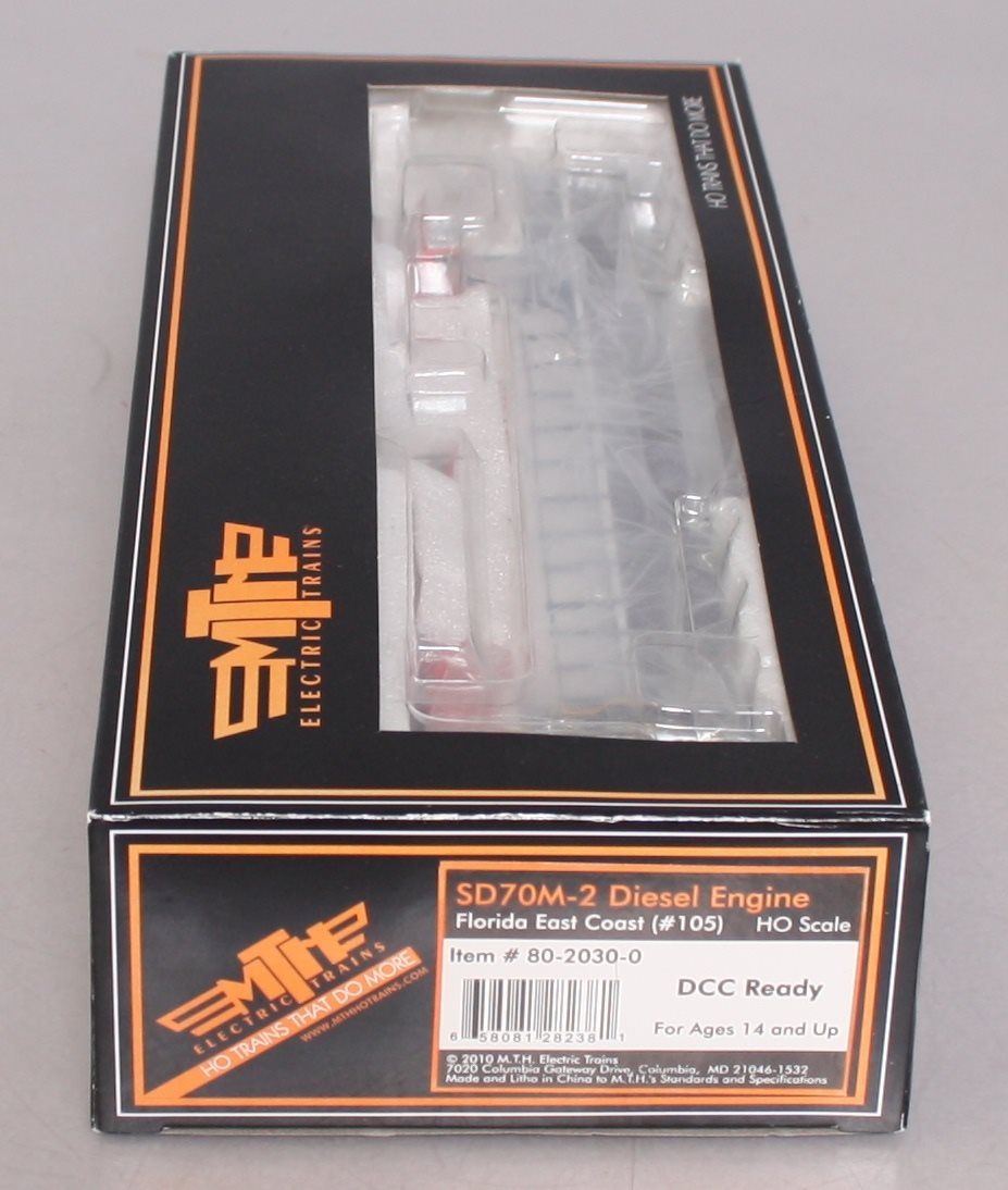 MTH 80-2030-0 HO Scale FEC SD70M-2 Diesel Engine #105 with NMRA Socket