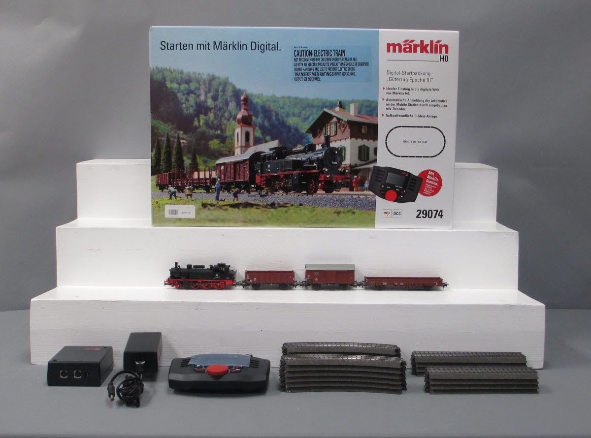 Marklin 29074 HO Gauge German Railroad Era III Steam Freight