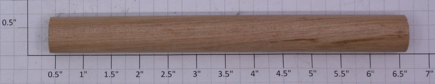 Acme 71645X-1 5/8" x 6" Unstained Wood Log