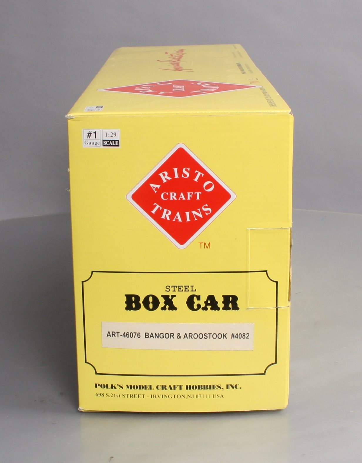 Aristo-Craft 46076 G Gauge B&A State of Maine Steel Boxcar