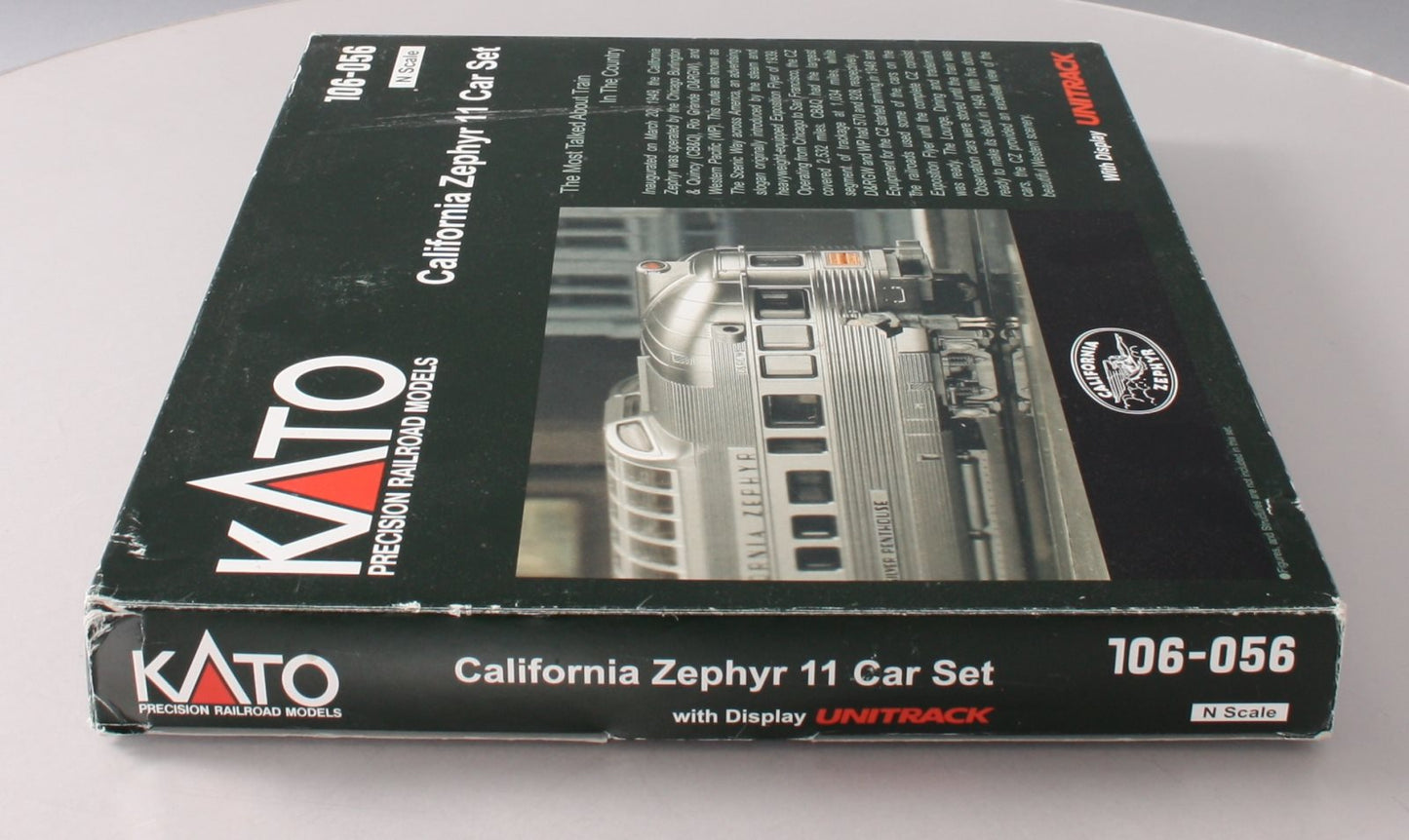 Kato 106-056 N Scale California Zephyr Diesel Train Set