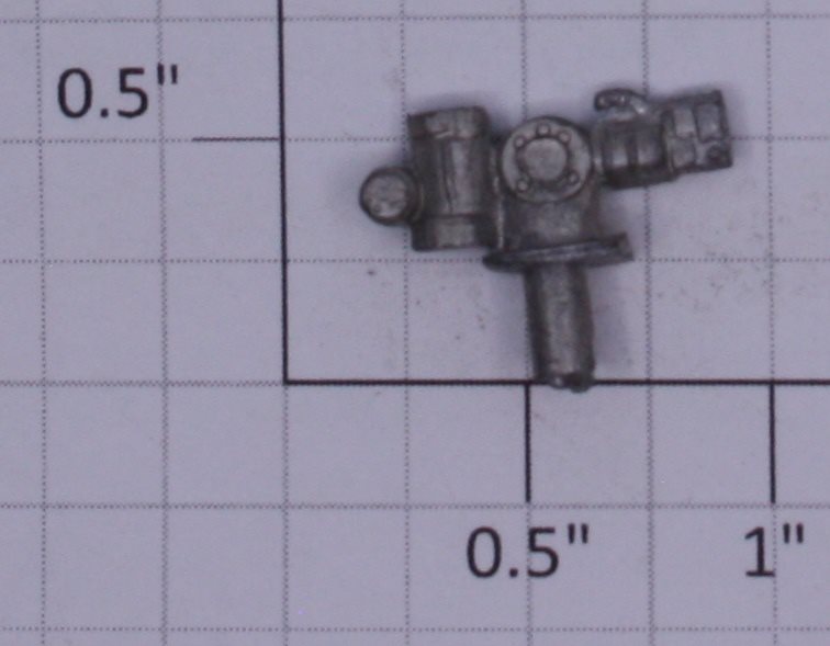 Varney C-093 Silver Triple Valve Metal Casting