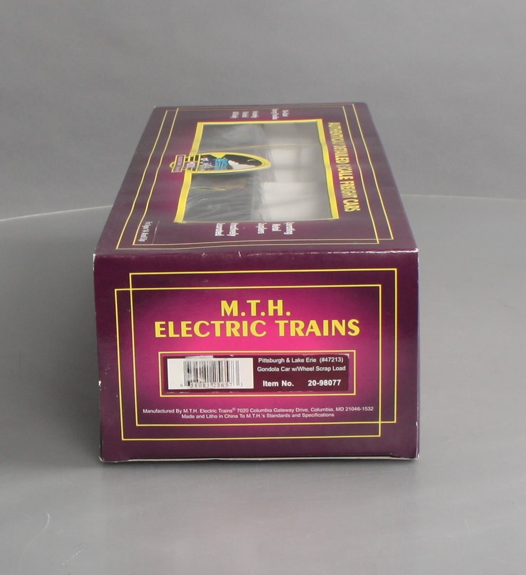 MTH 20-98077 Pittsburgh & Lake Erie Gondola Car w/Wheel Scrap Load V2