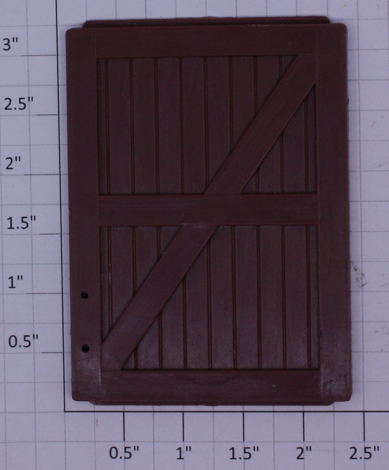 New Bright NB-5 Brown Boxcar Door w/o Grab Handle